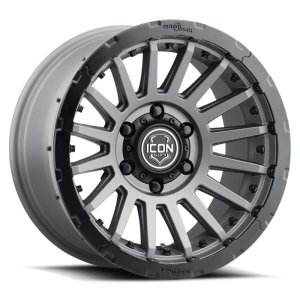 Chevrolet Silverado 1500 Brake Kit - Rear - R1 Concepts - Drill & Slot Carbon Coated Rotors + Off-Road/Tow Pads - `21-`25